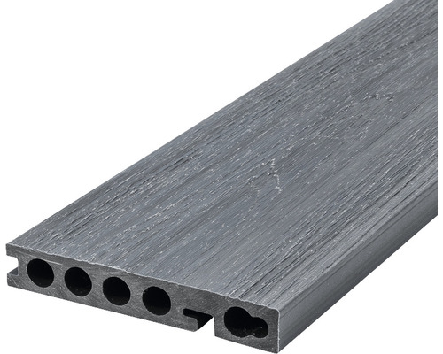 Startbräda Doubledeck silver 23 x 140 x 4200 mm Trädäck av plast