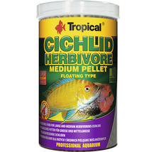 Tropical Cichlid Herbivore Medium Pellet fiskmat förpackning