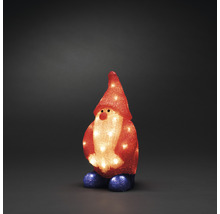 Lysande jultomtefigur för juldekoration