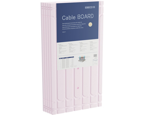 Isolerskiva EBECO Cable Board 3,6 m²