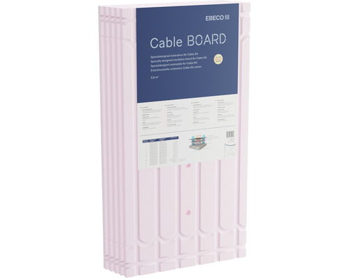 Isolerskiva EBECO Cable Board 3,6 m² Isolerskiva EBECO Cable Board 3,6 m²