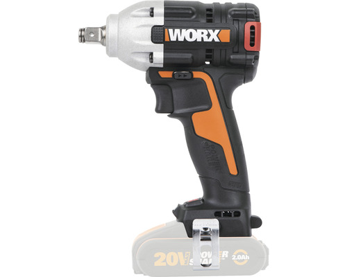 WORX sladdlös mutterdragare med 20 volts batteri