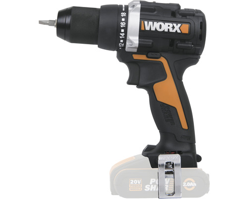 Worx sladdlös borrmaskin med 20 volts batteri