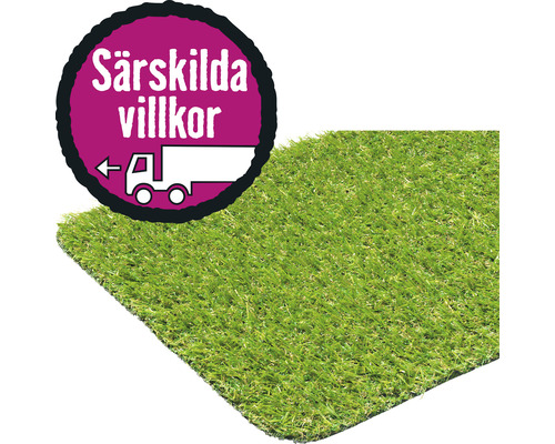 Konstgräs med symbol för särskilda leveransvillkor