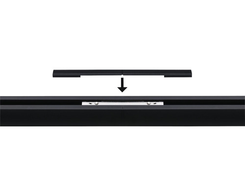 Montering av en svart ljusramp