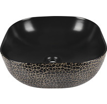 Tvättställ i keramik med mosaikmönster