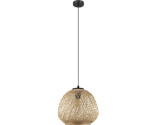 Taklampa med flätad lampskärm