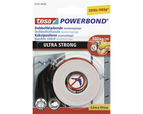 Monteringstejp Powerbond Ultra Strong TESA 19mmx1,5m