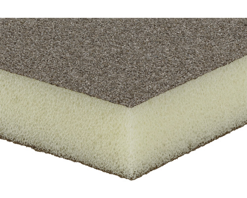 Akustisk skumplatta med strukturerad yta