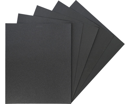 Flera ark sandpapper