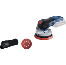 Bosch excenterslipmaskin med dammutsug och sandpapper
