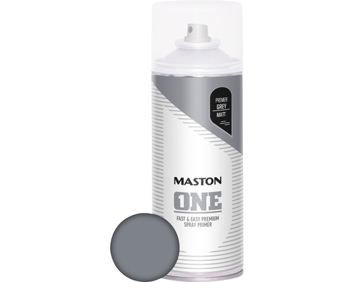 Sprayfärg MASTON One grundfärg grå 400ml