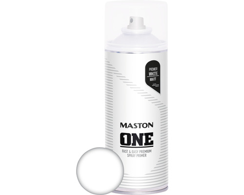 Sprayfärg MASTON One grundfärg vit 400ml-0