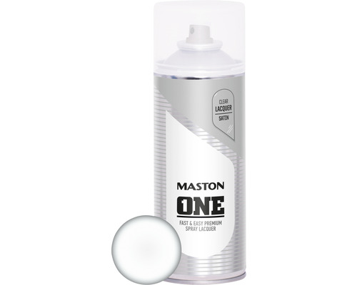 Sprayfärg MASTON One klarlack Satin 400ml