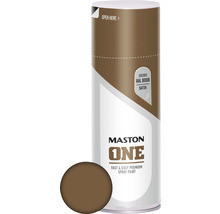 Sprayfärg MASTON One RAL 8008 satin brun 400ml-thumb-0