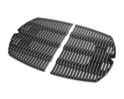 Tvådelat grillgaller i gjutjärn