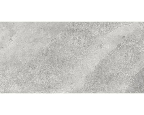 Grå keramisk platta med matt yta