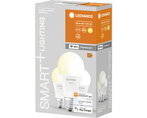 Ledvance Smart+ Lampa E27 9 watt förpackning