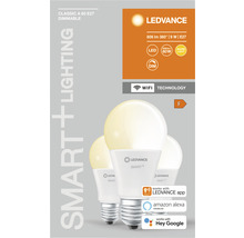 LEDVANCE Smart+ E27 LED-lampa, dimbar, kompatibel med LEDVANCE-appen, Amazon Alexa och Google Assistant