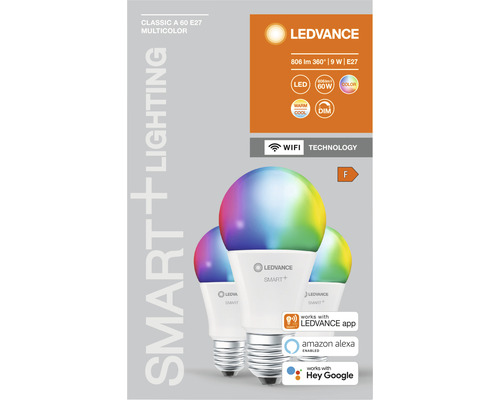 LEDVANCE Smart+ Multicolor Lampa, E27 sockel, 9 Watt