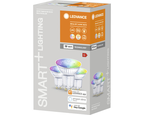 LEDVANCE Smart Plus Lighting Spot PAR16 50 GU10 Multicolor i kartong