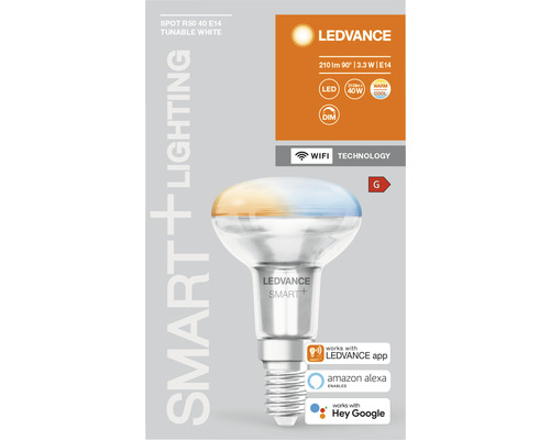 LEDVANCE Smart Plus LED-lampa med E14-sockel