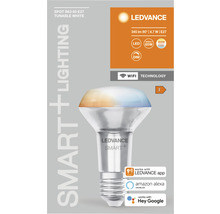 LEDVANCE Smart+ LED-lampa med E27-sockel, 4,7 watt, dimbar och ställbar vitfunktion