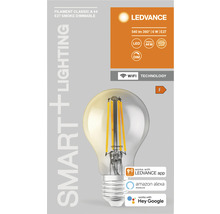 LEDVANCE Filament Classic A 44 E27 rök dimbar lampa