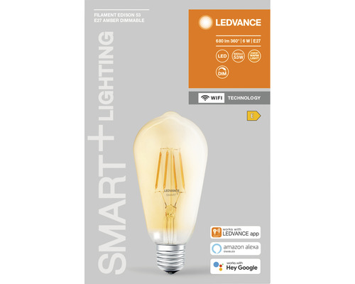 Ledvance Edison 53 Filament E27 dimbar lampa