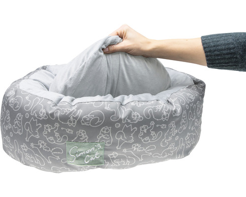 Kattsäng med Simon''s Cat-mönster och avtagbar kudde