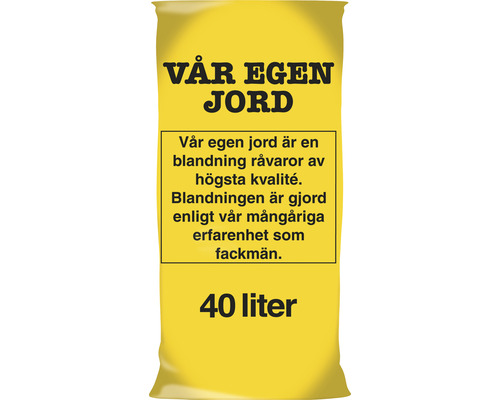 Planteringsjord WEIBULLS Vår egen jord 40L 51 säckar Säck med 40 liter trädgårdsjord