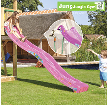 Jung Jungle Gym lekplats med vattenrutschkana i trädgården