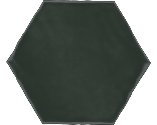 Kakel Artisan Hexagon Dekorkakel grön verde glans 15x17,5x0,9 cm