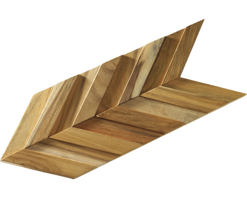 Dekorativ platta av trä i pilform