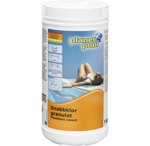 Planet Pool Snabblklor Granulat för desinfektion av simbassänger i 1 kilograms förpackning