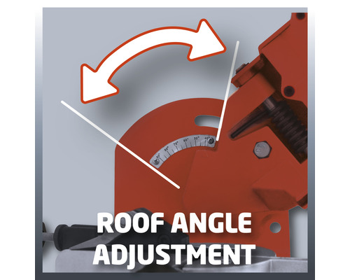 Takvinkeljustering av en såg