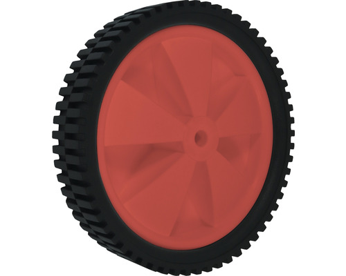 PVC-hjul TARROX röd plastfälgar 175x34x10,2mm