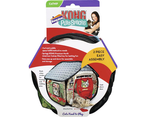 KONG Bungalow Play Spaces kattlekhus med enkel montering