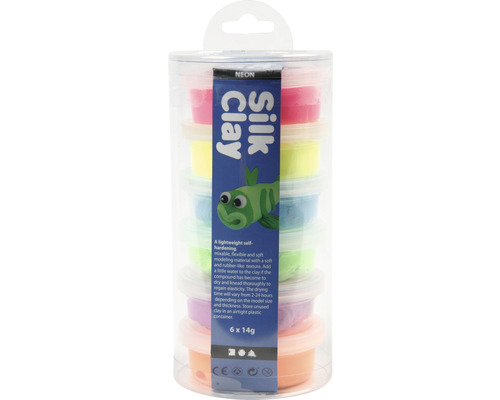 Silk Clay® CREATIV COMPANY neonfärg 6x14g