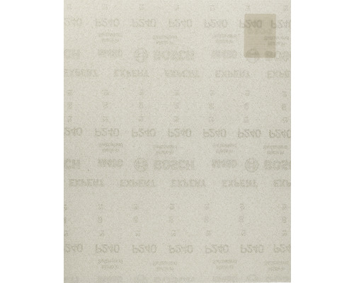 Sandpapper med tryckta siffror och Bosch-logotypen.