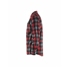 Flanellskjorta BLÅKLÄDER 3299 svart röd XL