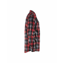 Flanellskjorta BLÅKLÄDER 3299 svart röd XL