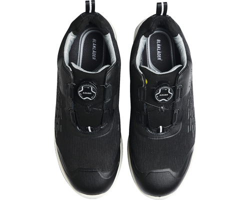 Par svarta Blåkläder säkerhetsskor med vridspänne