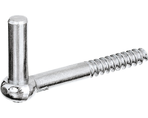 Krok ALBERTS för inskruvning typ J 60x115mm galvaniserad Skruvkrok med bult
