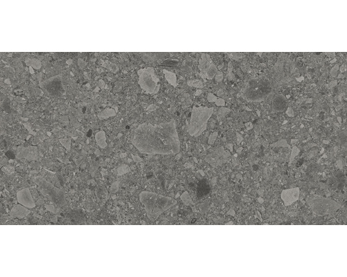Klinker Terrazzo Donau grå matt 30x60cm rektifierad