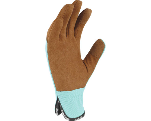 Trädgårdshandske med handflata i läder