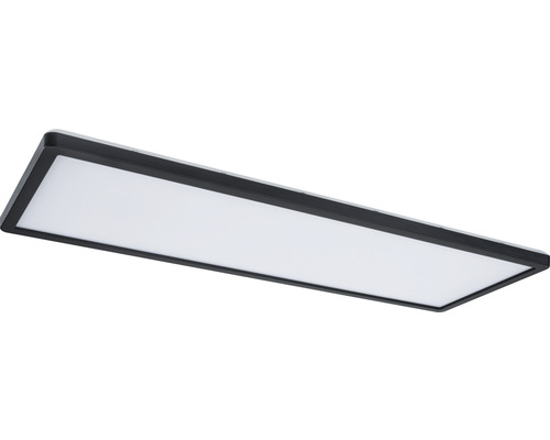 Rektangulär taklampa med svart ram