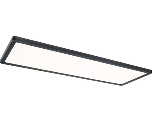 Rektangulär LED-taklampa med mörk ram