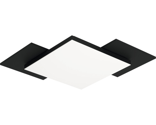 Fyrkantig LED-taklampa med tre belysningsytor