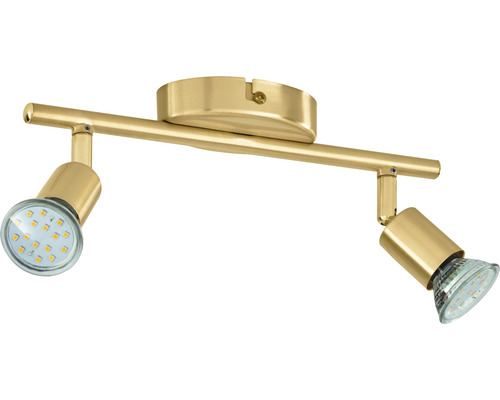 Taklampa med två lampor med LED-lampor